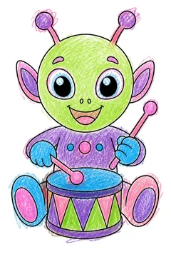 Colored example 1