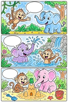 Colored example 1