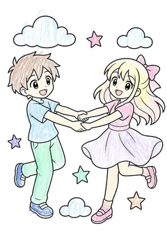 Colored example 1