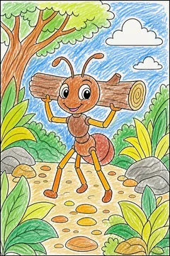 Colored example 1