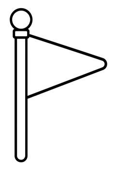 Team Pennant line art