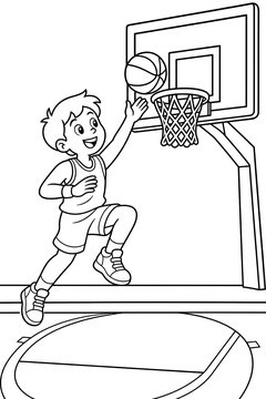 Layup line art
