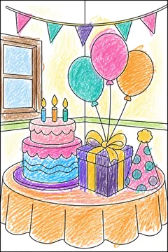 Colored example 1