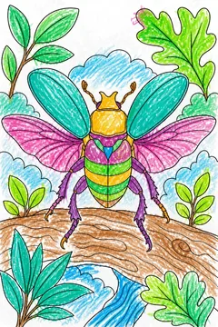 Colored example 1