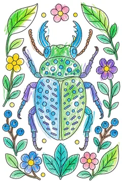 Colored example 1