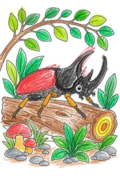 Colored example 1