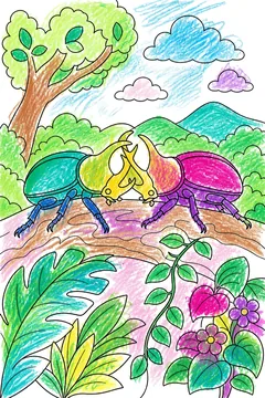 Colored example 1