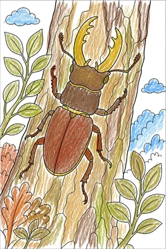 Colored example 1