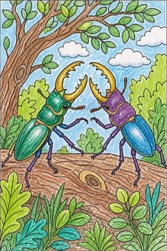 Colored example 2