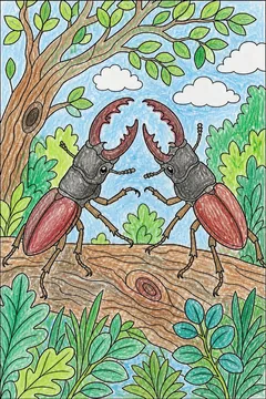 Colored example 3