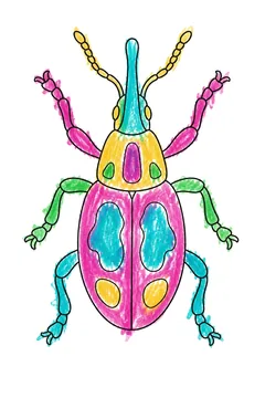 Colored example 1