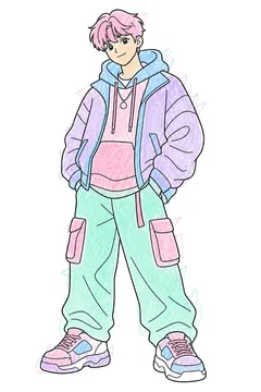 Colored example 1