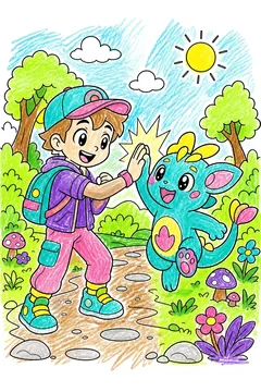 Colored example 1