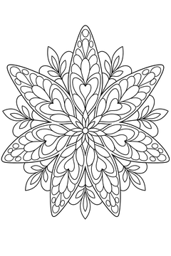 Wing Tip Star line art