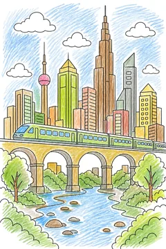 Colored example 1