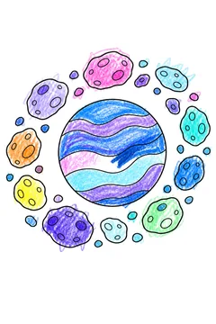 Colored example 1
