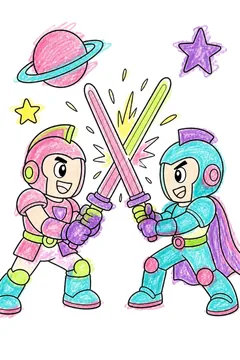 Colored example 1