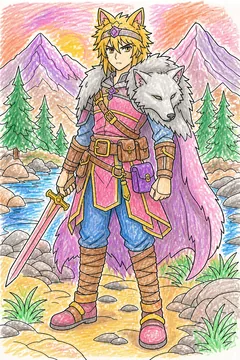 Colored example 1