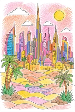 Colored example 1