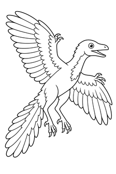 Archaeopteryx line art