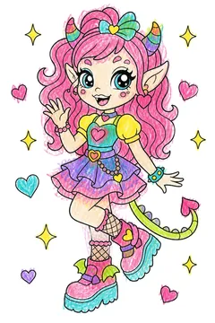 Colored example 1