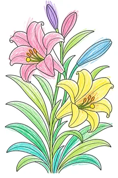 Colored example 1