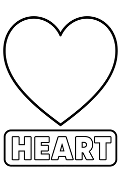 Heart line art
