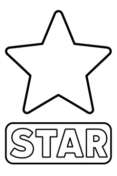 Star line art