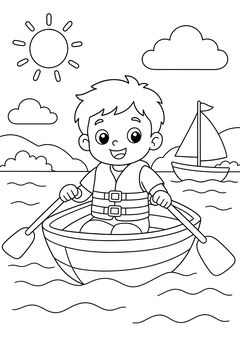 Life Jacket line art
