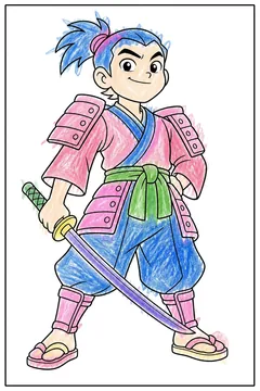 Colored example 1