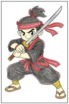 Colored example 1