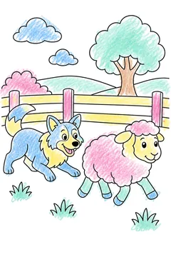 Colored example 1
