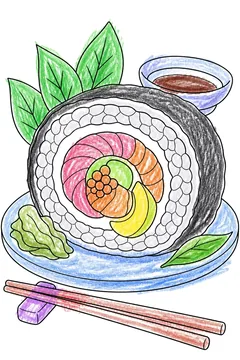 Colored example 1