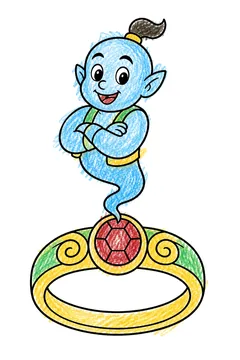 Colored example 1