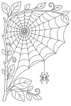 Cobweb line art
