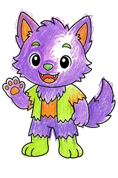 Colored example 1