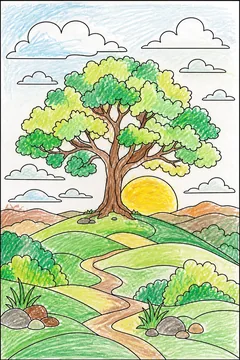 Colored example 1