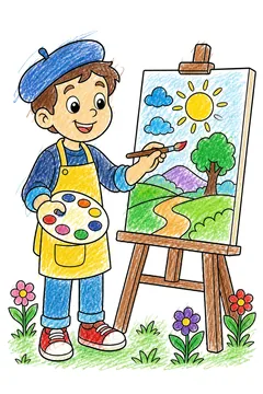 Colored example 1