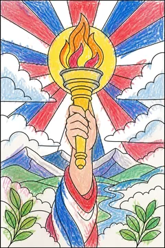 Colored example 1