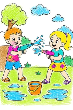 Colored example 1