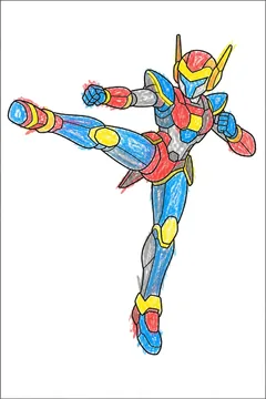Colored example 1