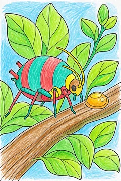 Colored example 2
