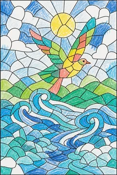 Colored example 1