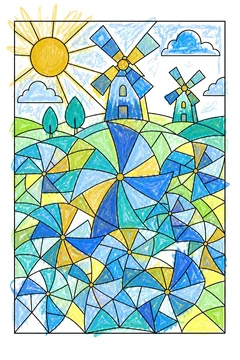 Colored example 1