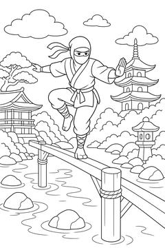 Beam Balance line art