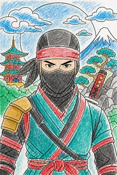 Colored example 1