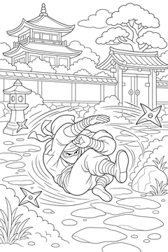 Combat Roll line art