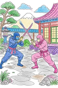Colored example 1