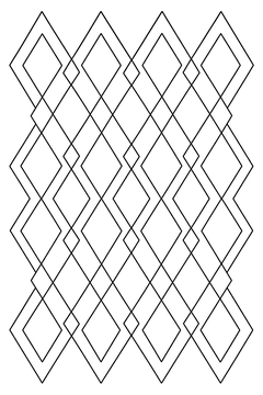 Argyle Diamonds line art