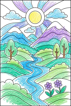 Colored example 1